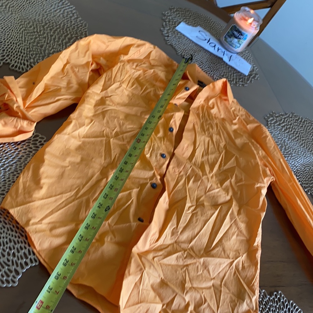 Apt 9 Orange Button Down - image 2